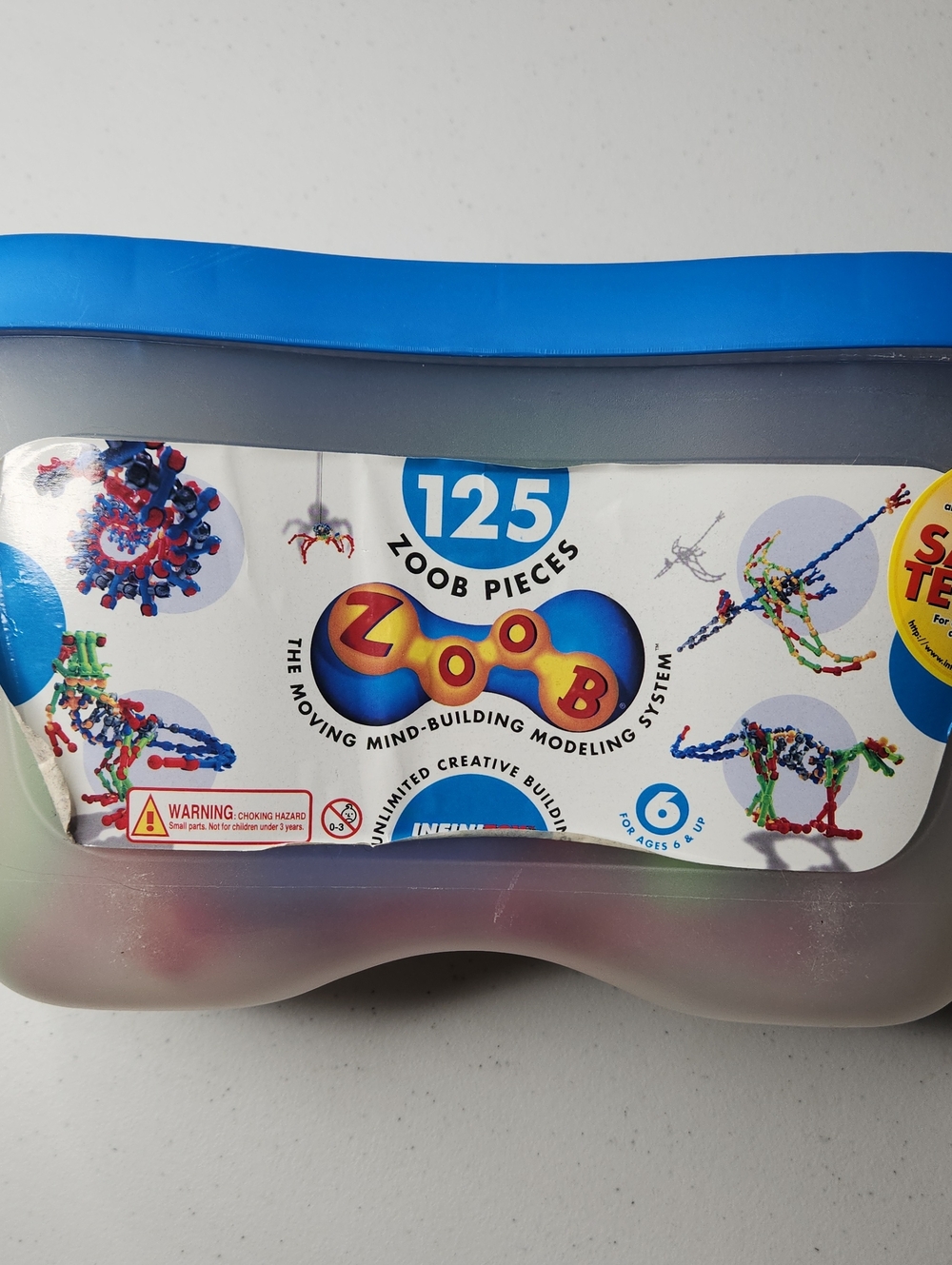 125-Piece Creative Building Set - Blue and Multicolor